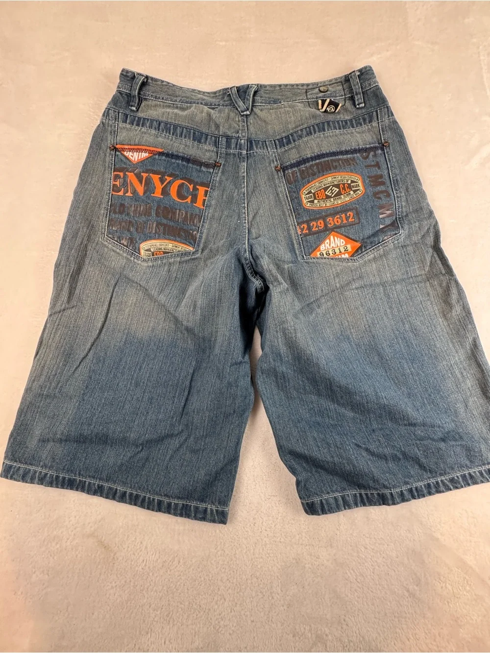 Enyce Light Blue Denim Jean Shorts